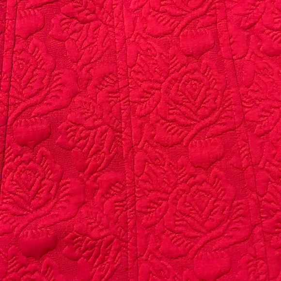 Red Dress with Rose Design 🥀 - Picture 2 of 5